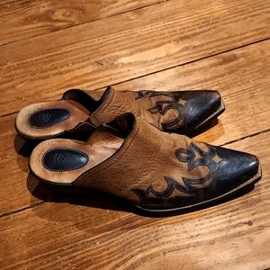 Ariat Western Leather Mules